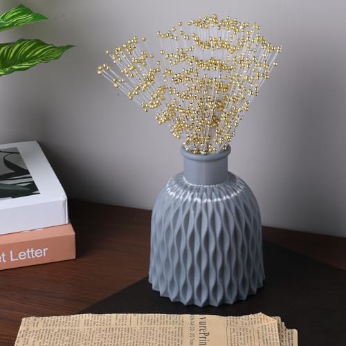 image for Tucnoeu Bouquet Accessories 60 Pcs Pearl Floral Picks,Silver Flowers S