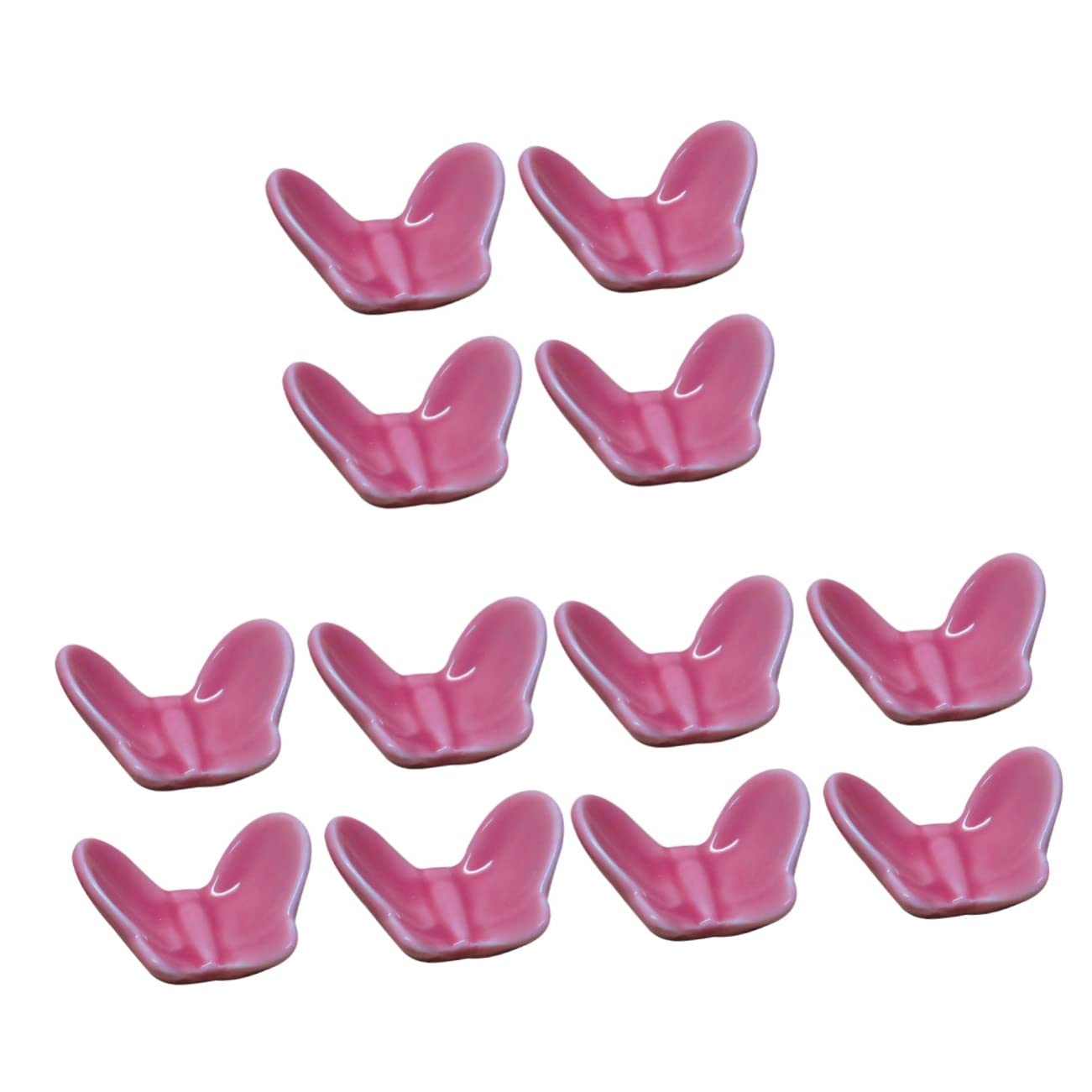 Support de baguettes, support de baguettes, support de baguettes, support de baguettes, décoration de bureau, support de baguettes, céramique rose, nécessités quotidiennes, support de baguettes, supp