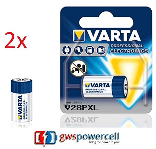 GWS powerCell®  piles bouton Varta Professional CR1216/CR1220/CR1225/CR1616/1620/CR1632/CR2016/CR2025/CR2032/CR2320/CR2430/CR2450, conditionnés en blister individuels - 2 pezzi V28PXL
