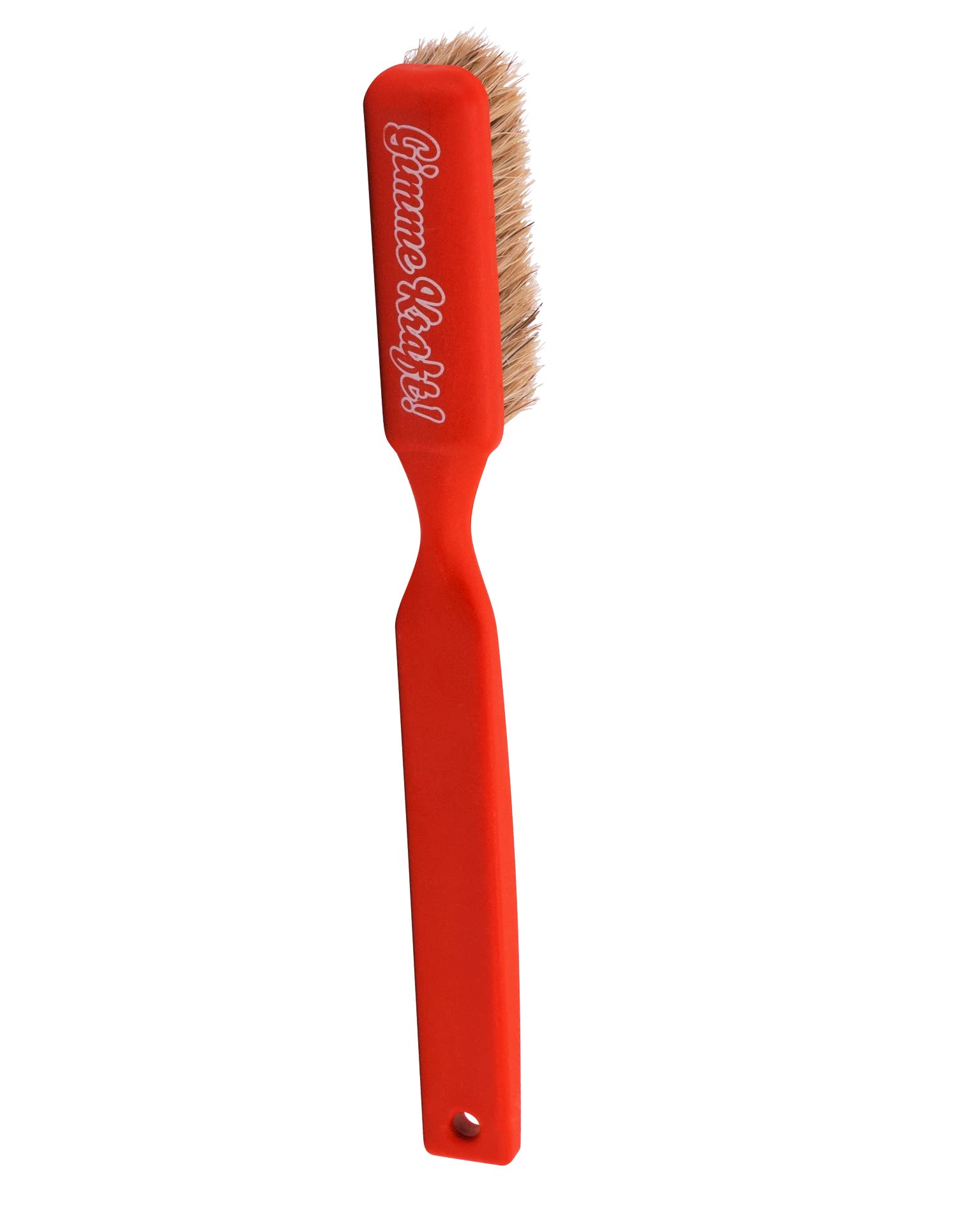Brosse d'escalade Boulder Superbrush poils naturels rouge