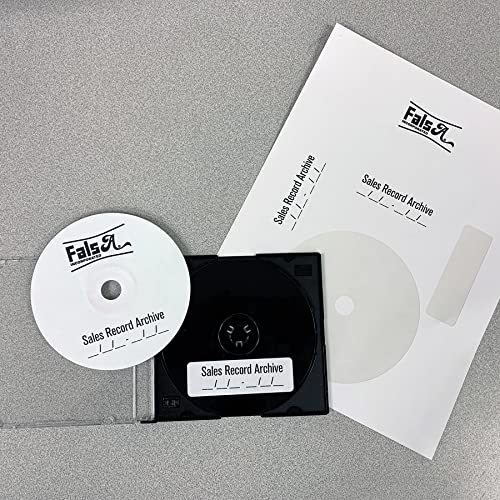 Image of CD /DVD Label Full Face | Qty 2000 Disc, 2000 Spine | 1000 Sheets Total | Permanent White Matte | Inkjet & Laser Compatible | Neato Small Center Style | Spine & Case Labels | Blank Label