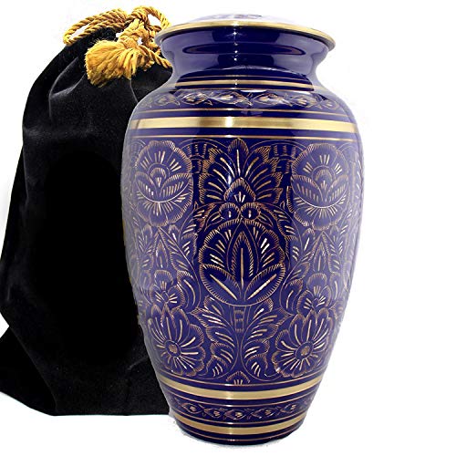 Majestic Purple Radiance Cremation Urns for Adult Ashes for Funeral, Burial, Niche or