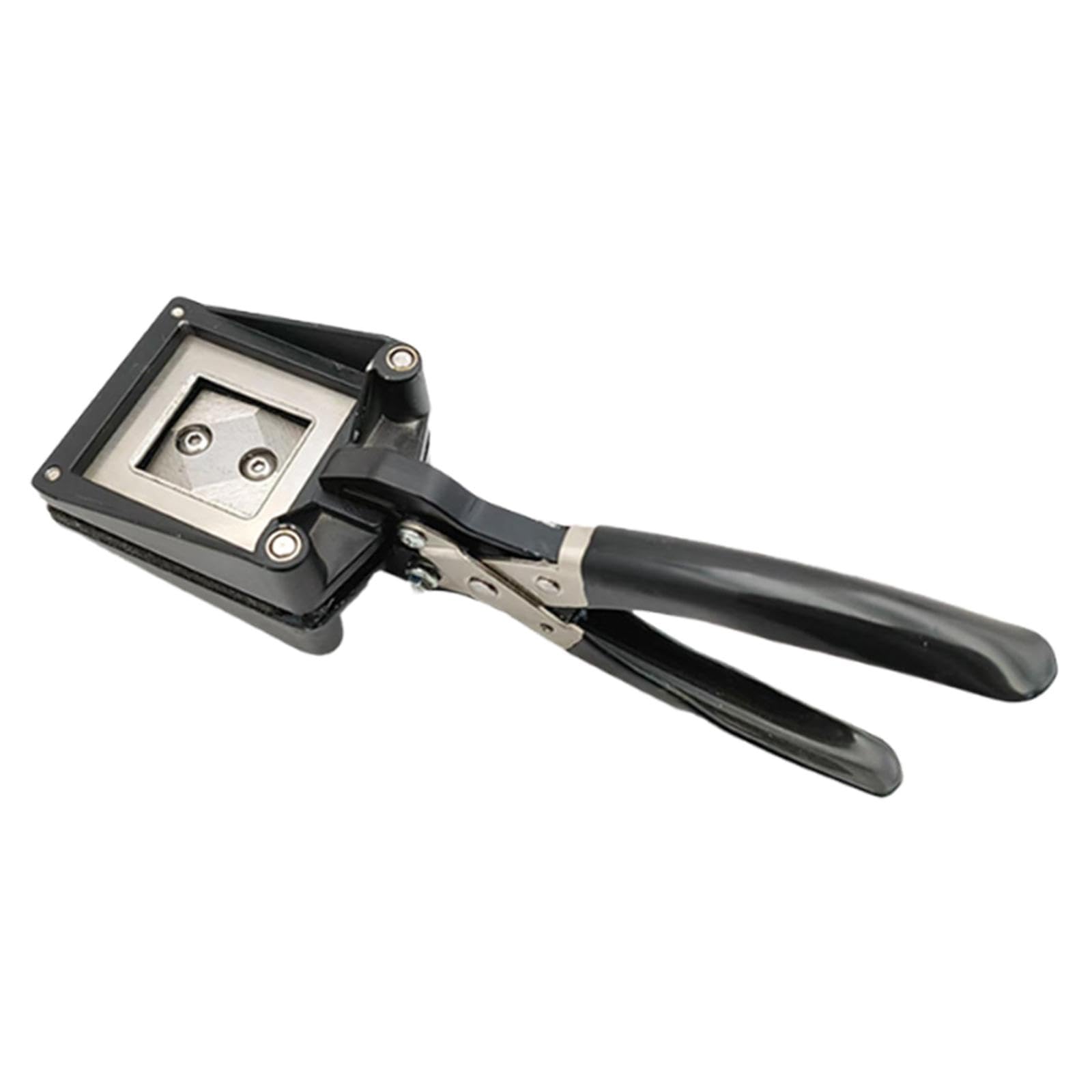 Generic Taglierina Portatile in Metallo per Foto, Fustella E Perforatrice per Carta, Ideale per Biglietti Da Visita, Documenti D'identità, con Im, 3 Cmx4 Cm