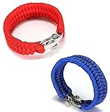 Länge des Paracord-Armbands: 3,5 m - 3,8 m – Achtung: Nicht geeignet für Bergsteigen oder Klettern.