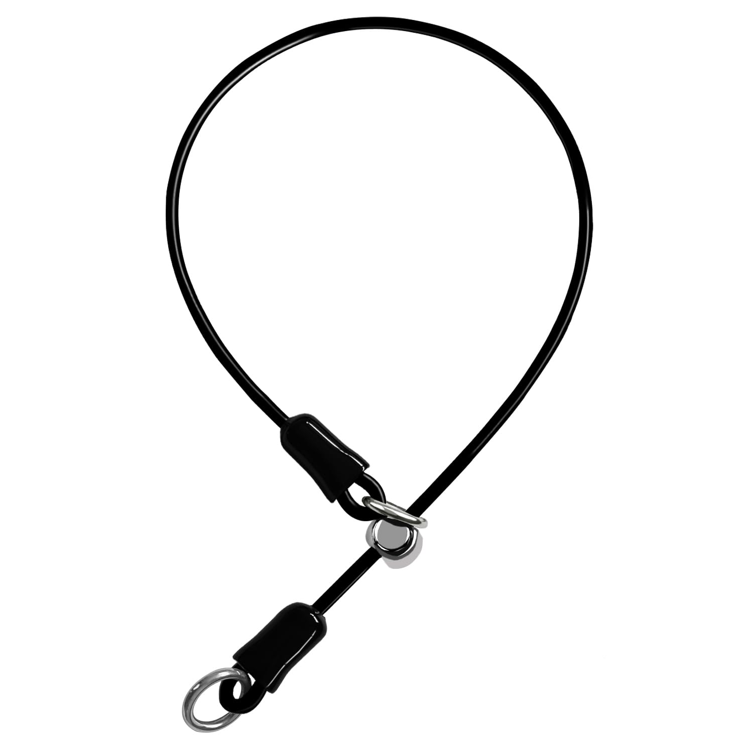 LOS ANDES Dog Round Choke Collar Training No Pull Dog Slip Collars with Adjustable Stopper for Small Medium Dogs