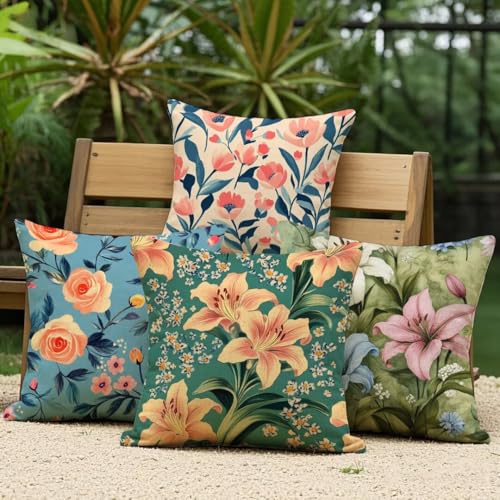 Housse de coussin 40x40cm lavable et imperméable pour canapé - 3