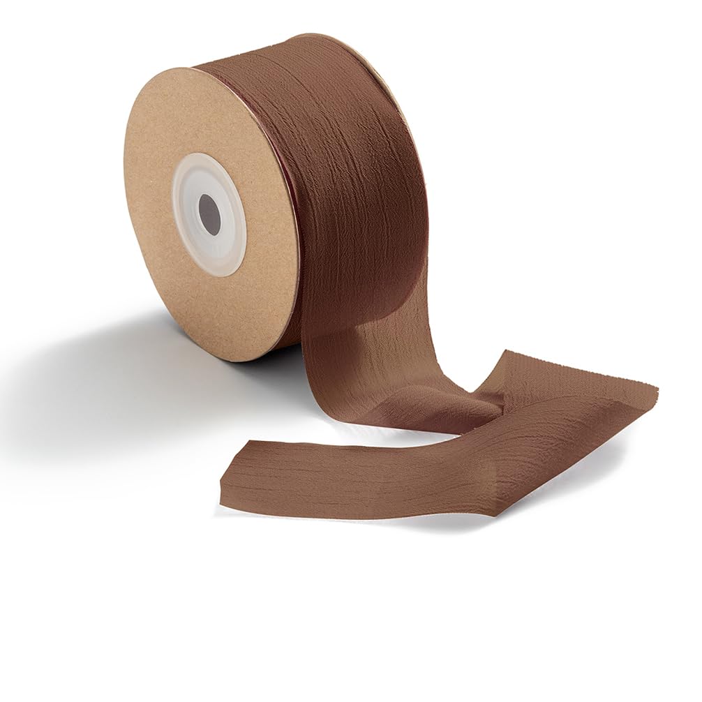 CHUQING Geschenkband Schleifenband Stoffband Chiffonband für Hochzeit | Leichtes Chiffonband als Geschenkband und Schleifenband für Hochzeit, Brautstrauß, Geschenkverpackung und Deko