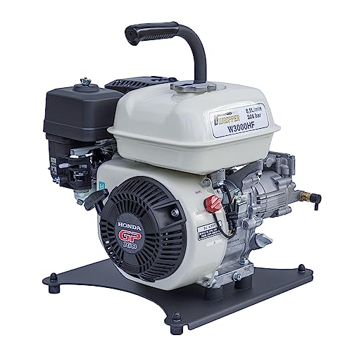 ✦ Desarrollado por Honda ✦ Lavadora a presión de Gasolina de 3000 PSI ✦ Pulverizador de Chorro de Alta presión Ultraligero a Gasolina W3000HF ✦
