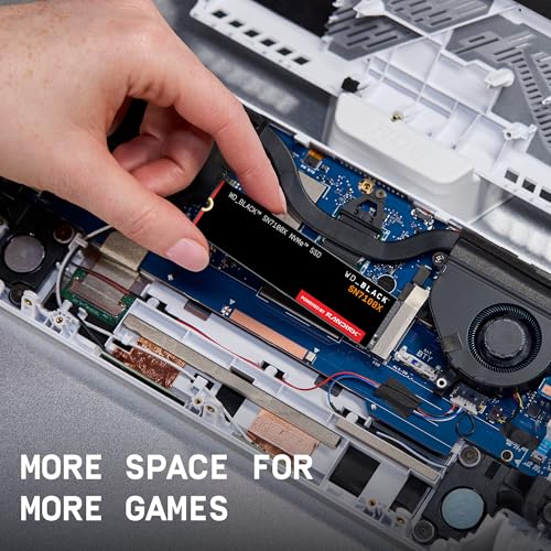 Image of WD Black 4TB SN7100X NVMe SSD - Built for ROG Xbox Ally (X) & PC, Read Speeds Up to 7,000MB /s, Internal Solid State Drive, Officially Licensed for ROG Xbox Ally (X) Gaming - WDBELH0040BBK-WRSN
