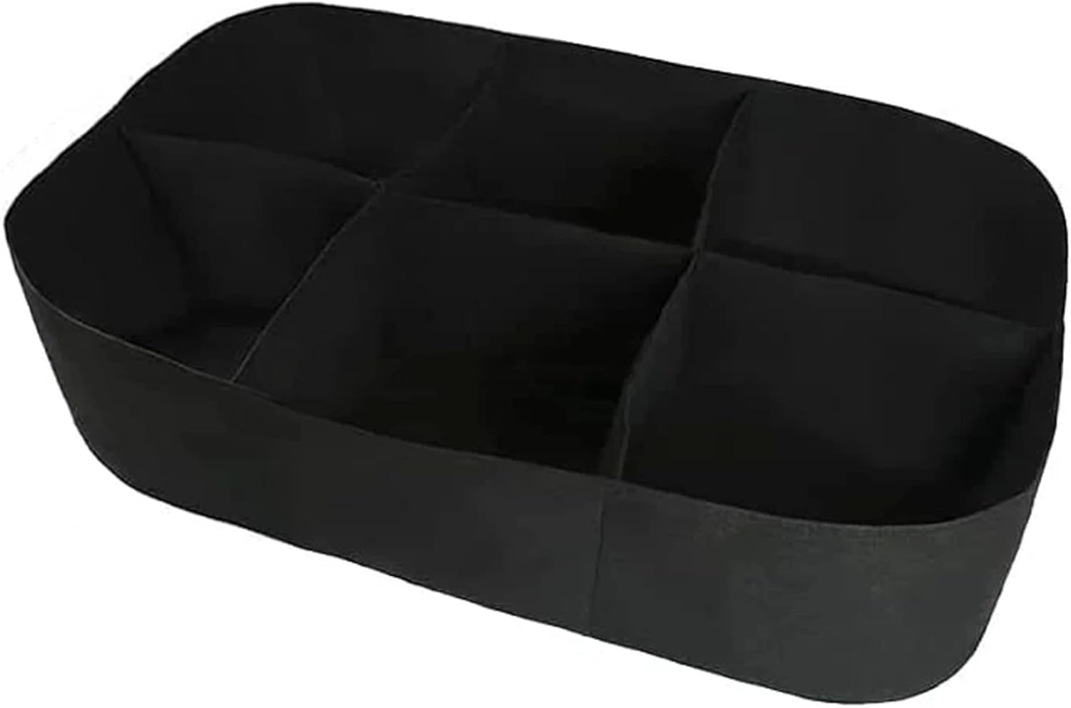 Fabric Raised Garden Bed, 6 Grids Plant Grow Bags, 120 * 60 * 30cm Garden Bag for Growing Flowers Herbs, Rectangle Planting Container Bags Grow Box for Outdoor Gardening
