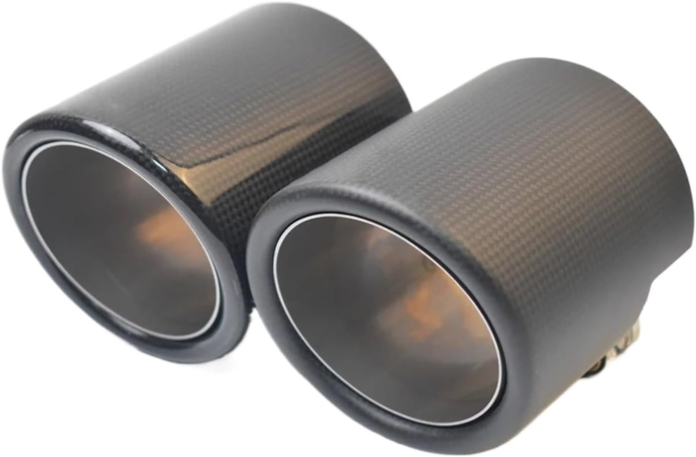 テール排気管 1ピース 101mm アウトレット カーリーカーボン製車用排気