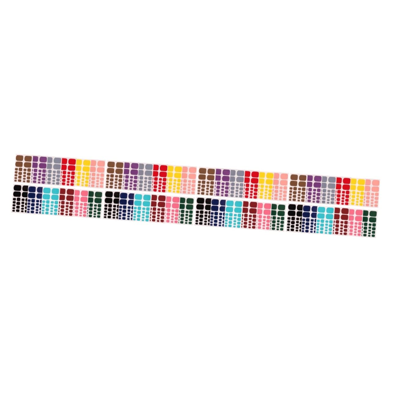 VALICLUD 4 set Adesivi Per Unghie Dei Piedi Decalcomanie Decorazioni Per Unghie Adesivi Per ie Auto Per ie Glitterati Per ie Per 12 fogli*4