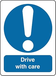 Drive with Care Mandatory OSHA/ANSI Label Decal Sticker 8"