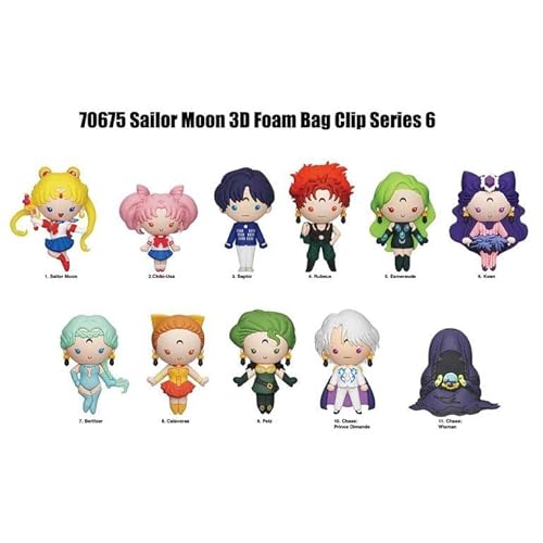 Monogram International Sailor Moon 3D Figural Blind Bag Clip, Series 6