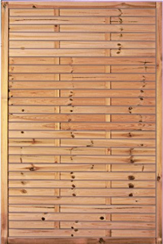 GreenSeason Lamellenzaun Rom B120 x H180 cm.
