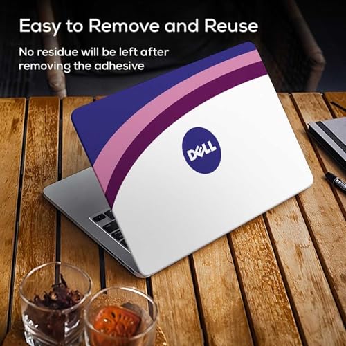 Image of Galaxsia DL236 Top+Wrist Pad Vinyl Laptop Skin /Sticker /Cover for 15 to 15.6 Inches Laptops Laminated-Removable-HD Quality Compatible for Dell-(15x10 Inches)