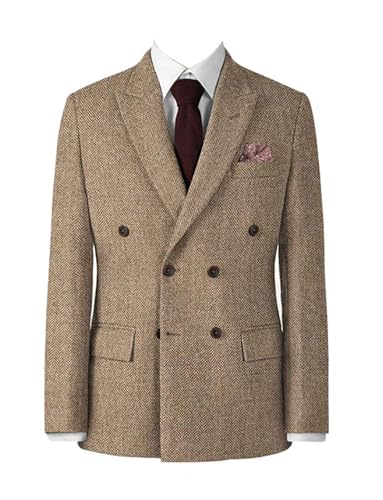 Manteau de costume pour homme à revers parfait pour banquet chic