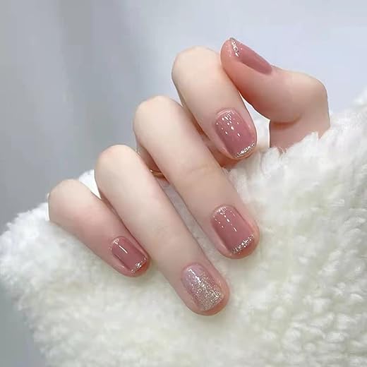 Press On Nails Kit 24 PCS Pink