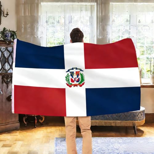 Image of AhfuLife Dominica Flag 3x5 Ft, Large Dominica Flags for Outside - Double Side with Brass Eyelets for Sports Events National Day Party Bar Garden Decoration Indoor Outdoor