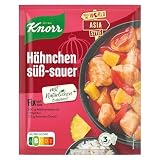 Knorr Taste the World Fix Würzmischung Hähnchen süß-sauer für ein leckeres Fleischgericht ohne geschmacksverstärkende Zusatzstoffe 3 Portionen