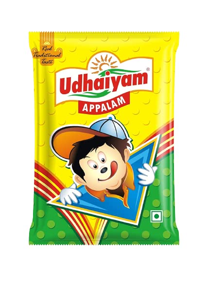 Udhaiyam Appalam Papad (A Crispy And Crunchy Appetiser)-100gm (B0C6XQBZ6F) Amazon Price History, Amazon Price Tracker