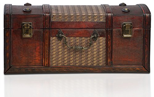 Preisvergleich Produktbild Brynnberg Schatztruhe 37x17x17cm Holz braun