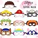 Paw Dog Patrol Toys Puppy Party Masks Birthday Cosplay Character Party Favors Supplies for Kids (Set of 10)