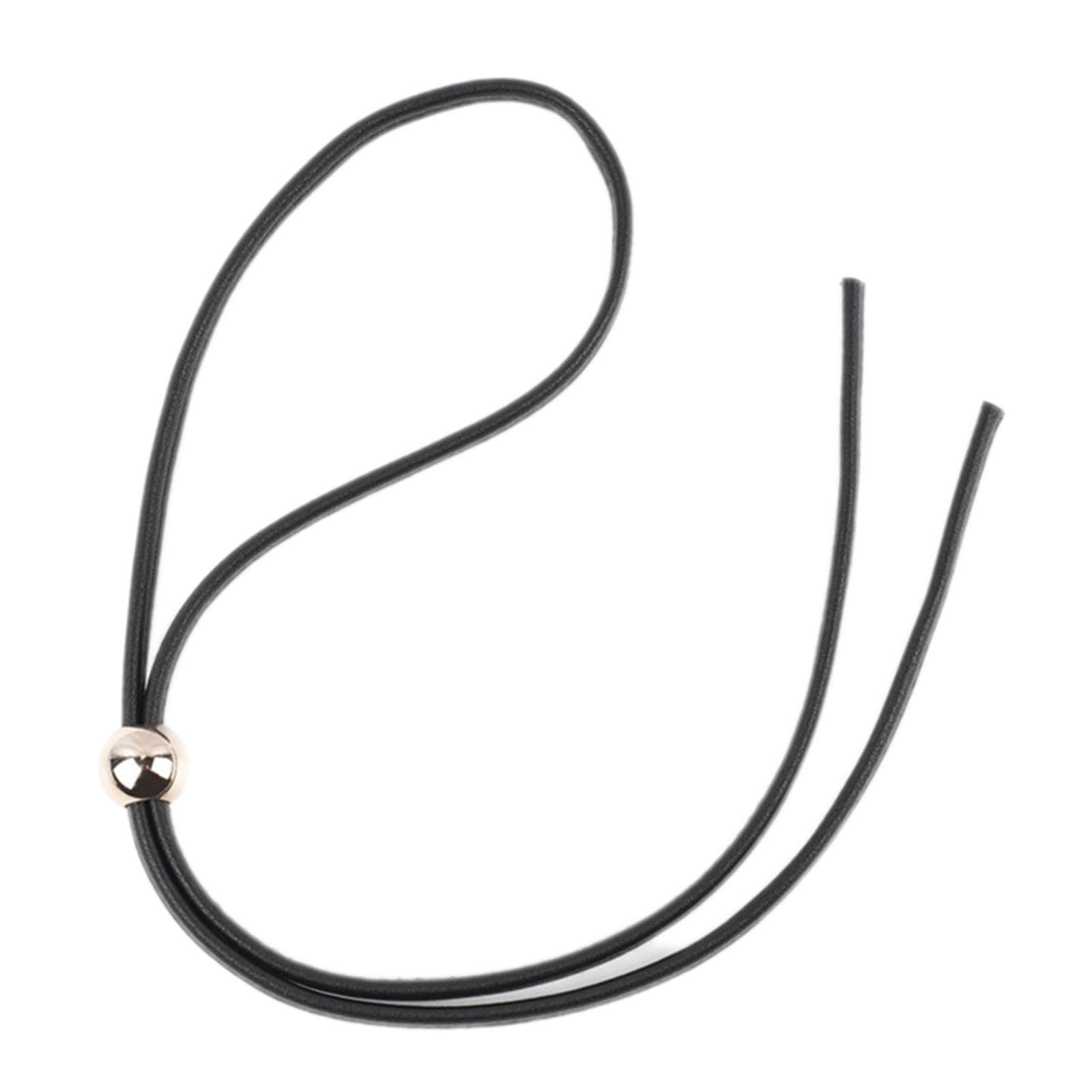 NIVAA Drawstring Strap Drawstring Pull String for Handbag Crossbody Bag Bucket Bag Bead Black-image-27