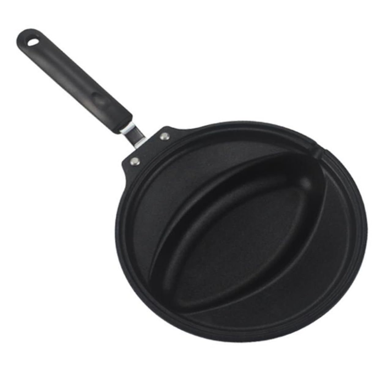 VINTORKY Non Stick Omelette Egg Frying Pan with Mold for Omelet Rice Cookware for Home Use Black