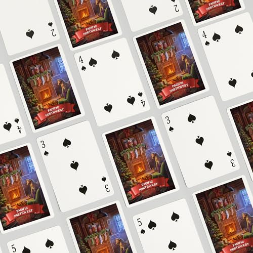 Lantern Press Pacific Northwest, 52 naipes poker miniatura 4