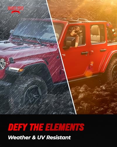 Badass Moto Gear verstellbar Rolle Bar montiert Fire extinguster Halterung für Jeeps – Jetzt mit verbesserter Nähte.