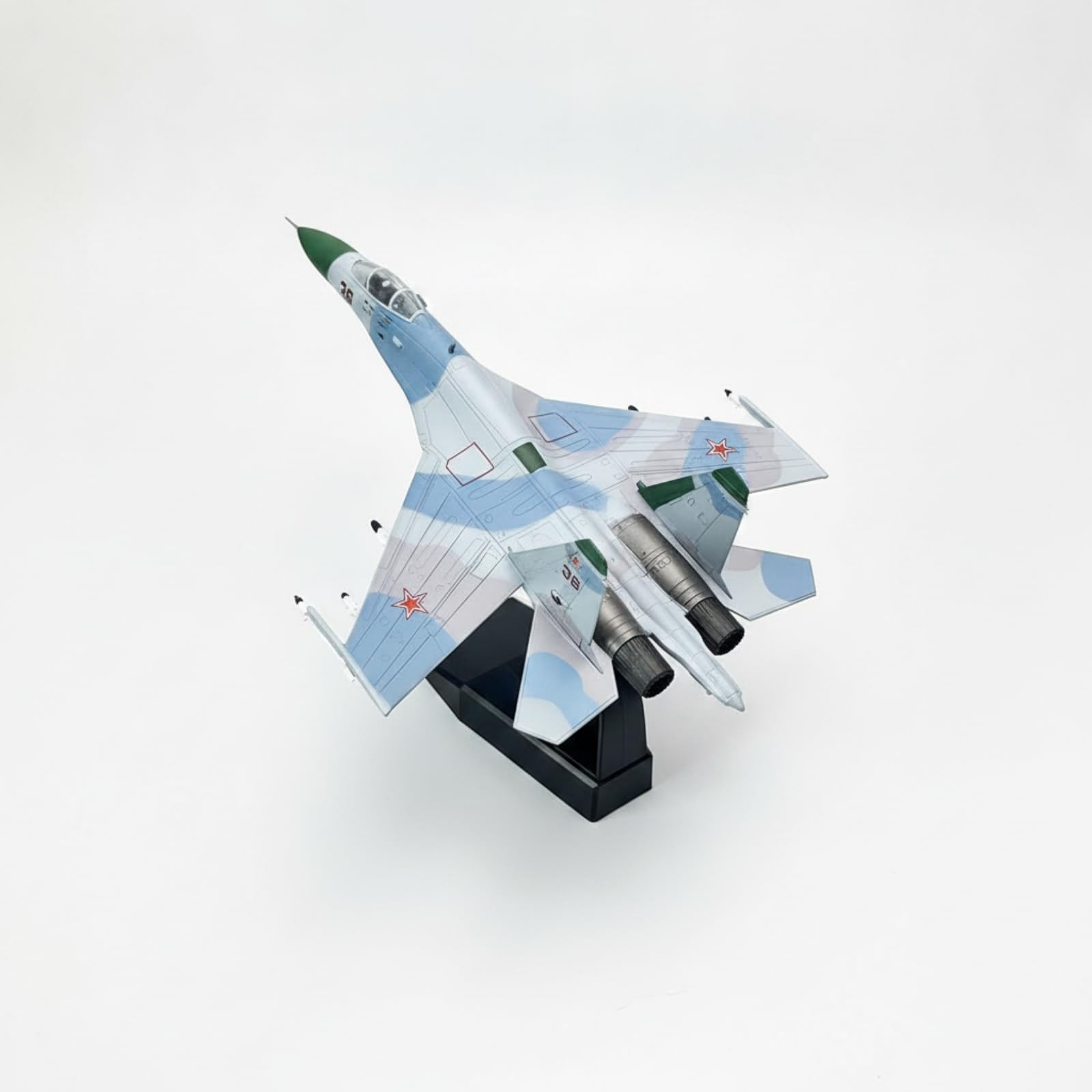 Harilla Riproduzione Aereo Modello Aereo Aereo da Collezione Jet da Esposizione Realistica 1 100 con Finiture Nitide Supporto per Posizionamento Dinamico