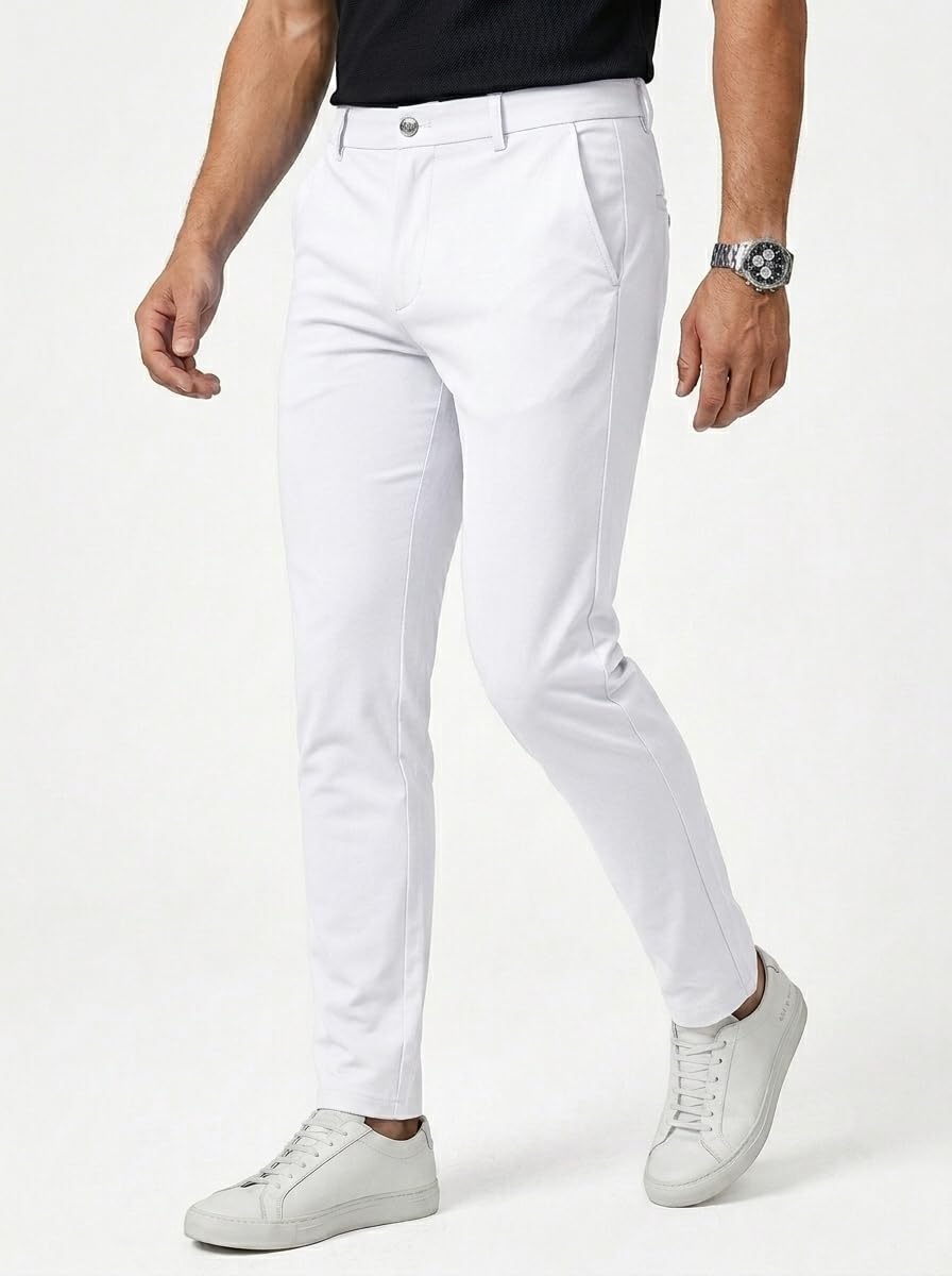 erke Men’s Casual Trousers, Lightweight Breathable Fabric, Regular Fit Pants for Daily Use-picture-55