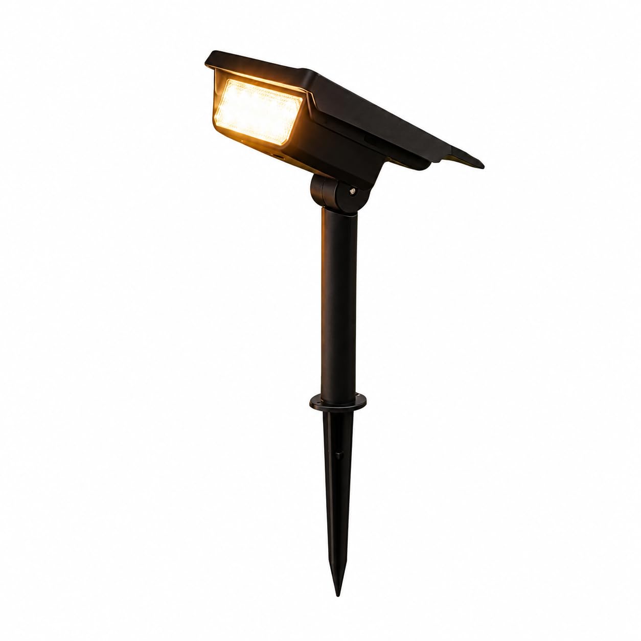 Solar Spot Outdoor Light - Waterproof IP65, Warm White LED, Auto On/Off, 3 Installation Modes (Garden Spike, Wall Mount & Surface Base) for Garden, Lawn, Pathway, Patio & Driveway - Pack of 1-image-30