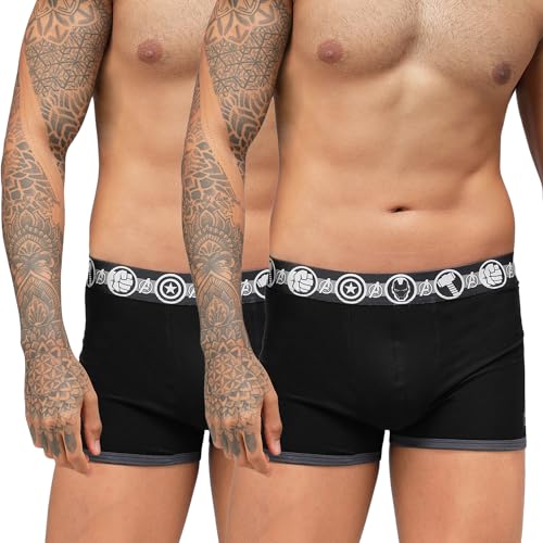 Image of Zoiro Men's Marvel Character Cotton Trunk Combo Pack |Colour's May Vary
