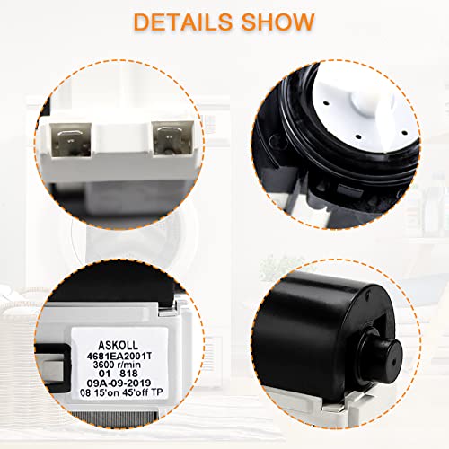 4681EA2001T WM8000HVA WM8100HVA Washer Drain Pump Motor OEM for LG