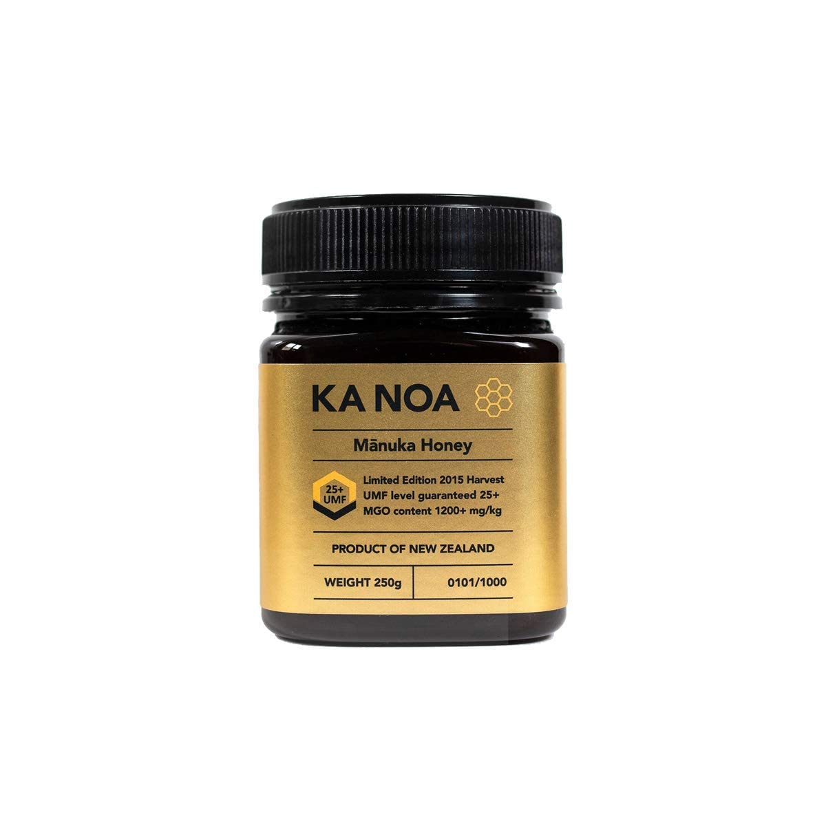 Ka Noa New Zealand High Grade Manuka Honey UMF Certified 25+ [MGO Content 1200+ mg/kg] (250g)