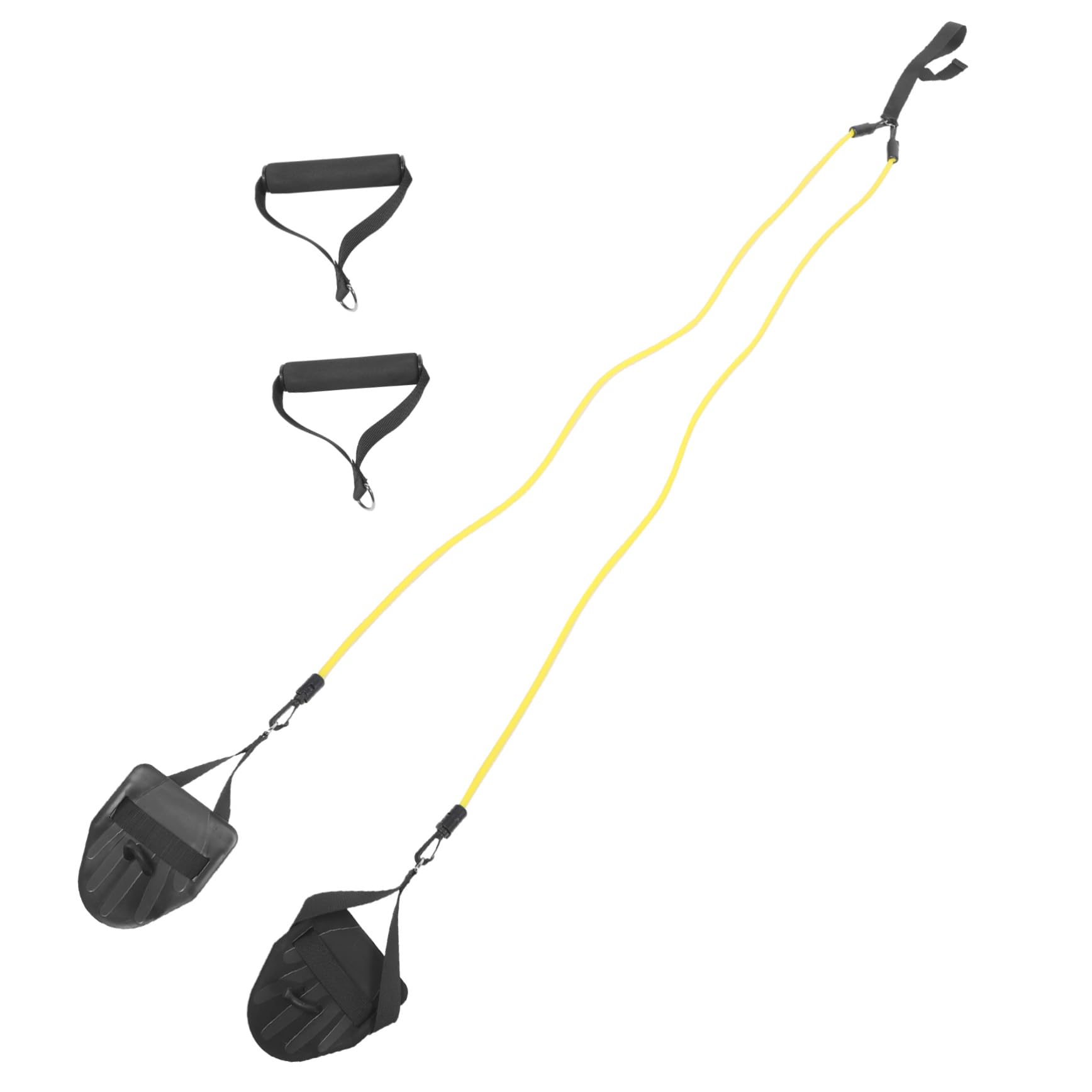 VICASKY 1 Set Swim Resistance Bands with Handles Professional Swim Training Equipment for Adults Static Swimming Belt for Freestyle Backstroke and More for Pools