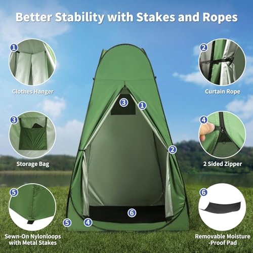Pop Up Pod Changing Room Privacy Tent miniatura 3