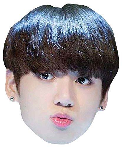 Star Cutouts Ltd CM208 Jungkook Kpop Jeon Jung-kook BTS Bangtan Jongens feestmasker en cadeau, veelkleurig
