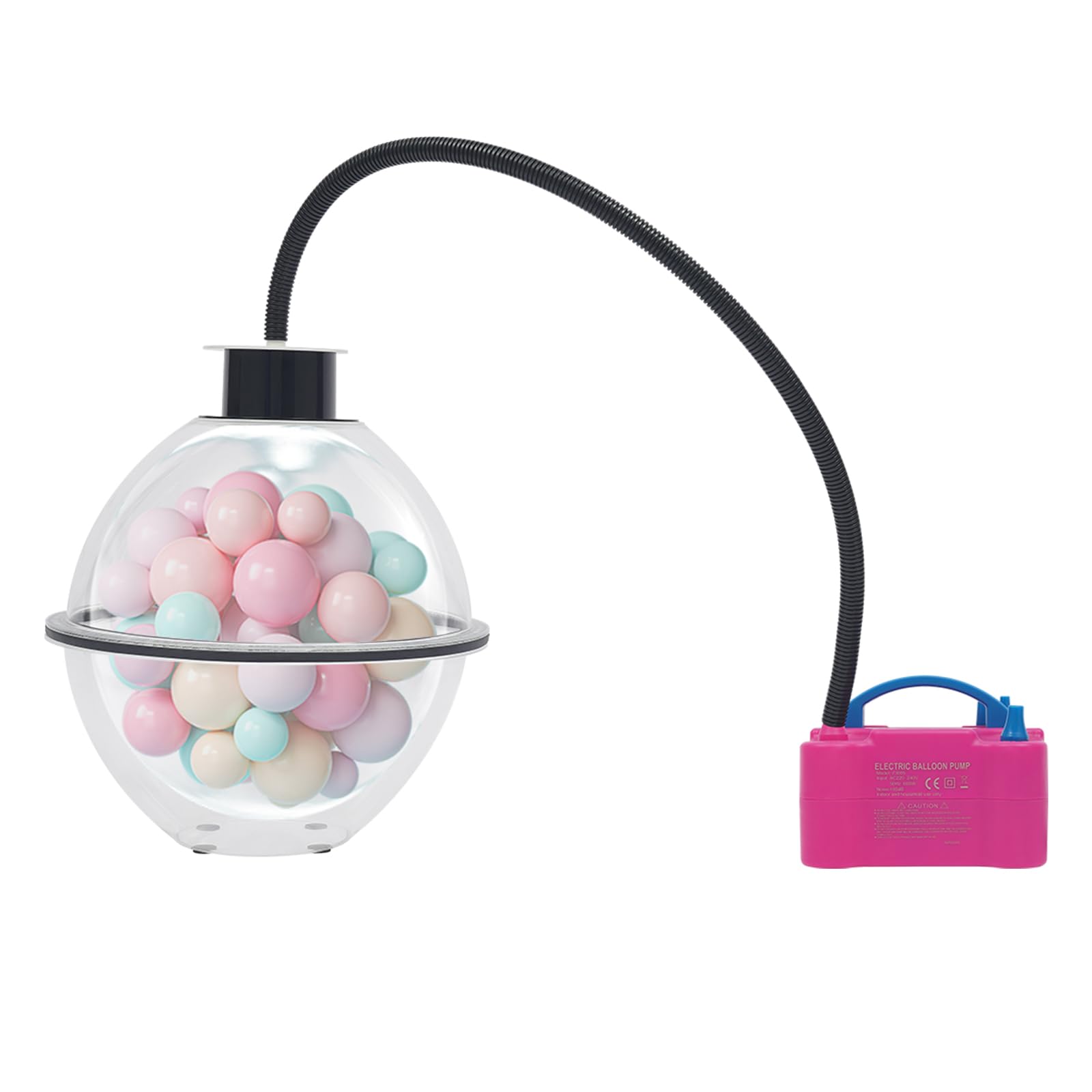 Machine de gonflage de ballons avec pompe et pince d'expansion pour décoration de fête, cadeaux