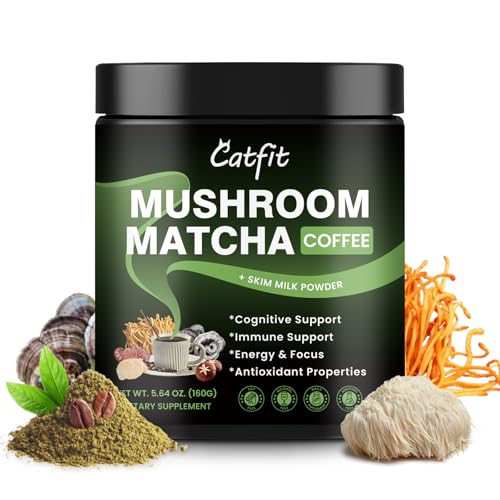 Mushroom Matcha Coffee & Superfood Powder 5.64 oz