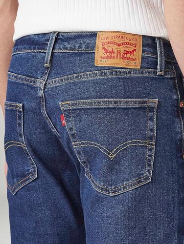 Image of Levi's Mens 527 Mid Rise Bootcut Fit Cotton Stretch Blend Jeans