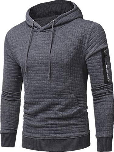 HHGKED Men's Fashion Hoodies & Sweatshirts Men's long sleeve comfortable top Dark Gray HHGKED Men's Fashion Hoodies & Sweatshirts Men's long sleeve comfortable top Dark Gray