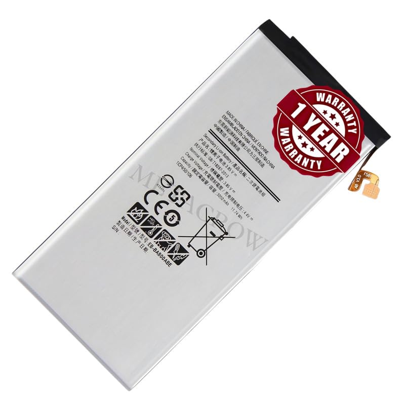 Image of Original EB-BA800ABE Battery Compatible for Samsung Galaxy A8 Duos (SM-A800F) - (3050mAh) - 1 Year Warranty CD4