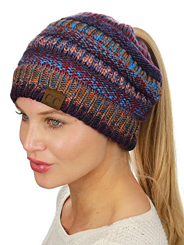 Bonnet queue de cheval C.C : fini les cheveux décoiffés sous votre bonnet moutarde