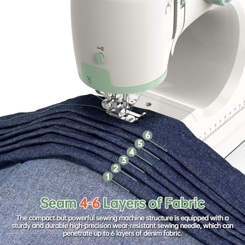 StitchMaster Pro:Ballet on twin needles.Sewing machine,sewing machine for beginners,Double needle and double thread,16 kinds of stitches.Sewing machine for Household,sewing machine for adults.(Full)