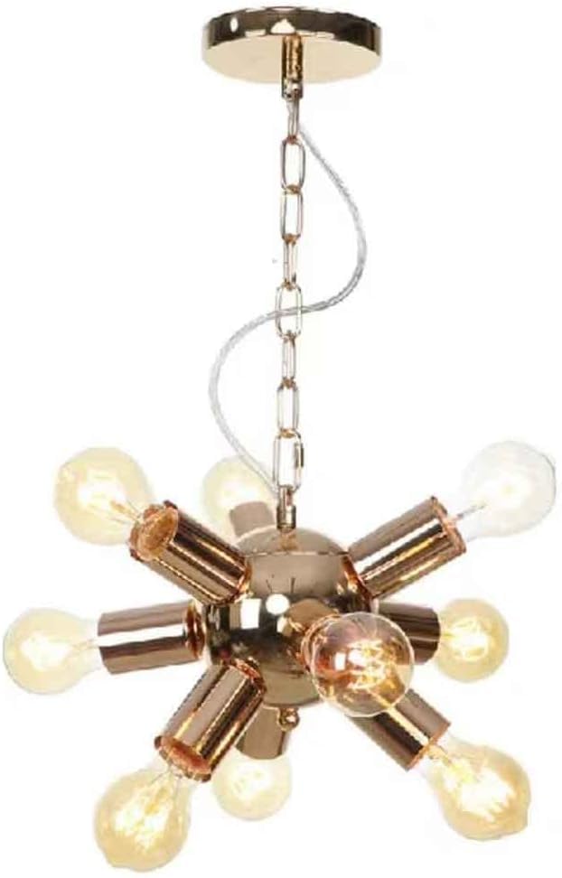 Lustre compatible avec salle à manger et salon style rétro or