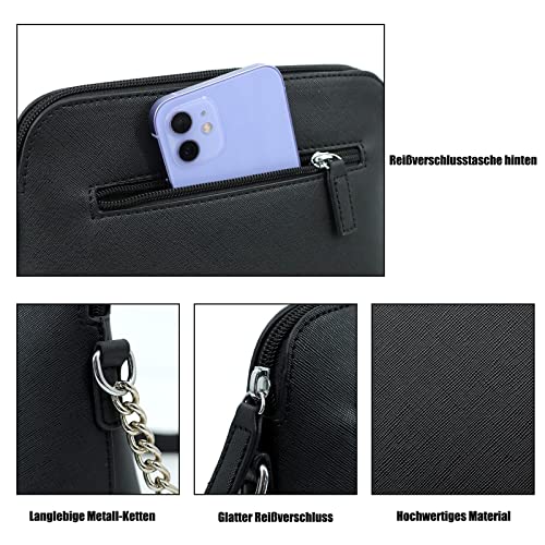 Image of TANTOMI Small Crossbody Bag for Women, Vegan Leather Handbags Shoulder Bag for Travel, Cross Body Purse with Adjustable Strap