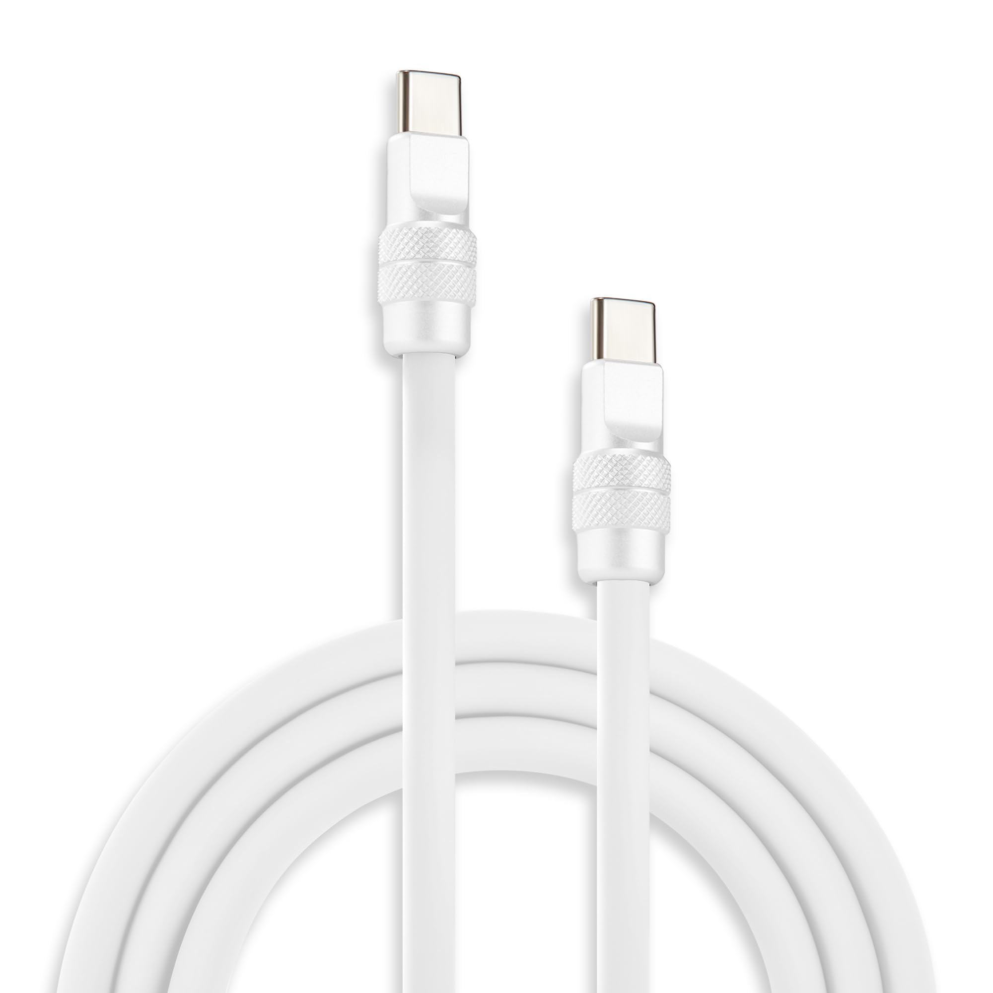 chubbycable Chubby 2.0 USB C 240W Fast Charging Cable Silicone Soft Durable USB C Cable Extra Thick Charger Cord Compatible with iPhone 17-15 Series